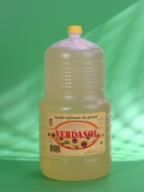 VERDASOL Girasol 5l.Aceite de Girasol Rdo., formato de garrafa de 5 l. polietileno.
